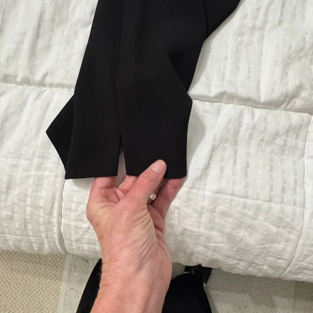 J.Crew Easy Pull-On Dress Pants Black Size 4 | Flat Front Trousers- like new! - Picture 6 of 9